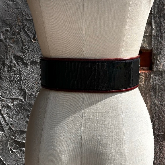 3.1 Phillip Lim wide patent leather belt main image 6